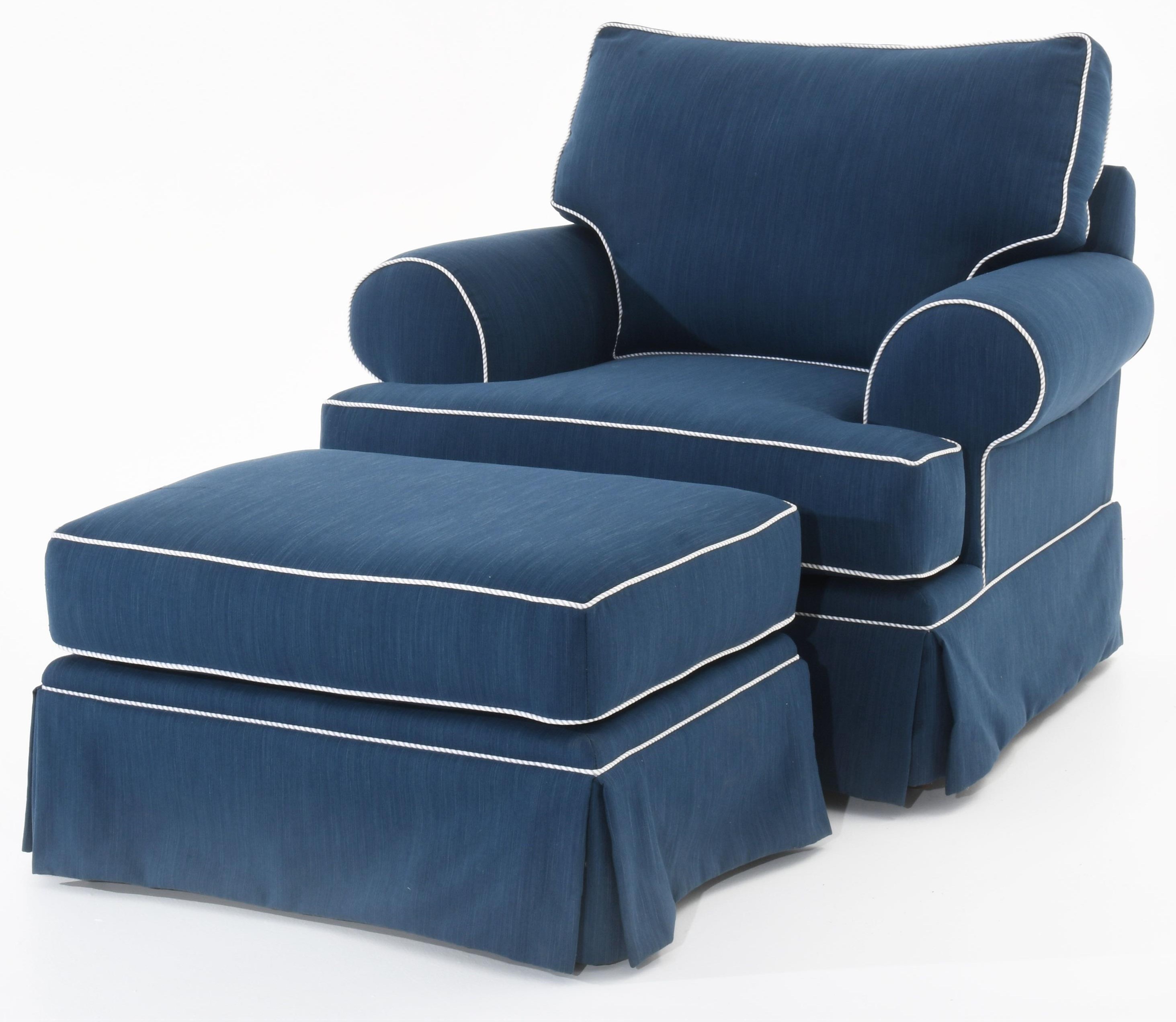 Stone & Leigh Furniture Emily 113544680 Traditional Ottoman with